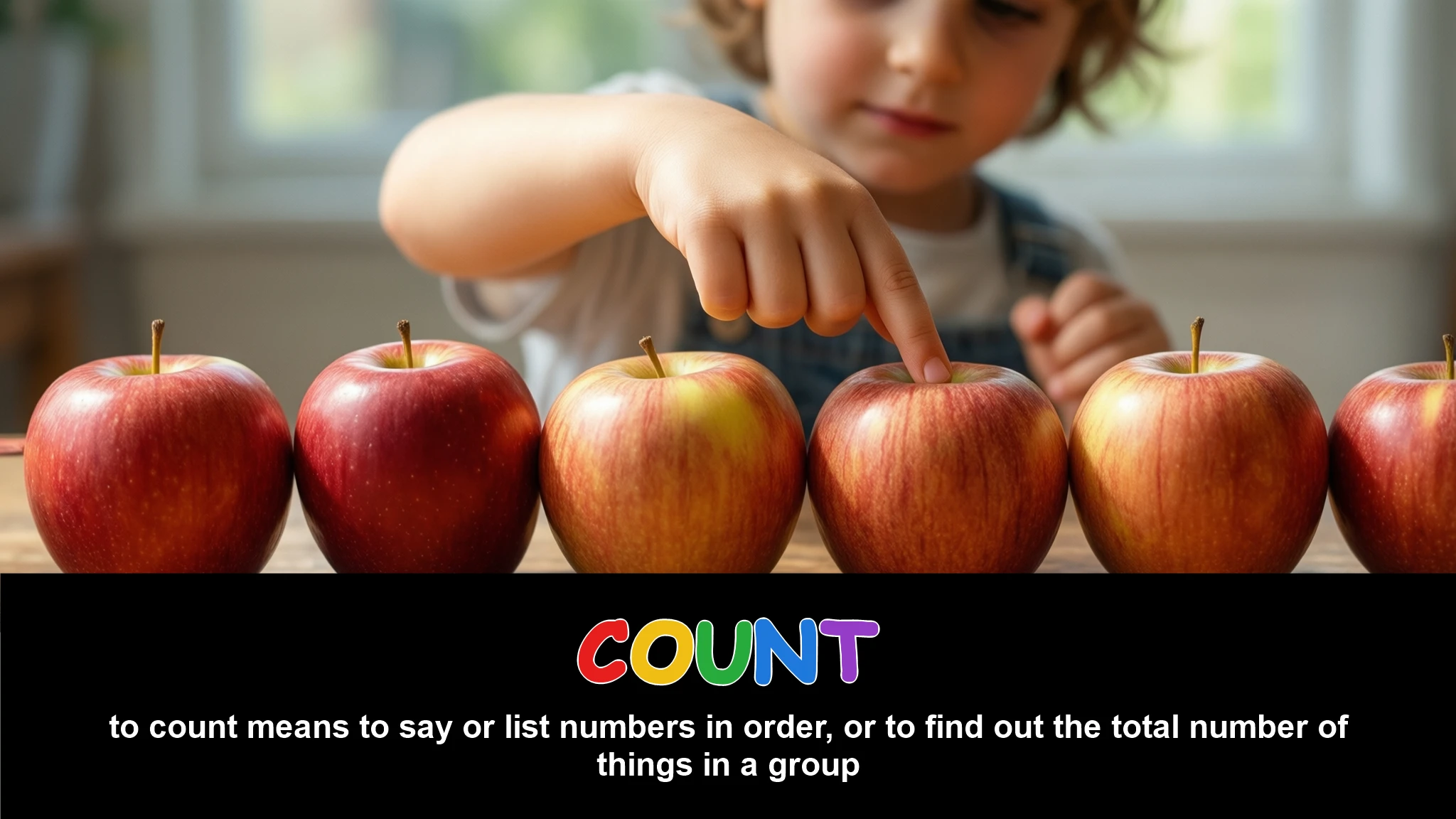 English Illustration for count